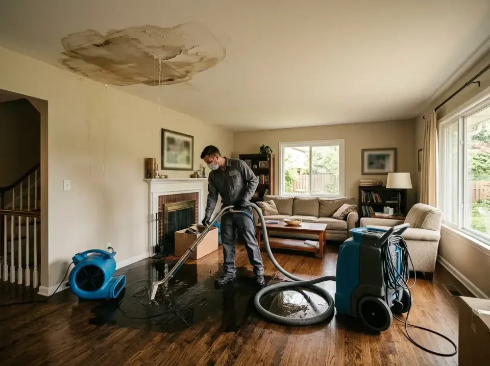 Technician — Water Damage Restoration — Technician, Water Extraction Machine, Air Mover, Water Damage Restoration, Emergency…